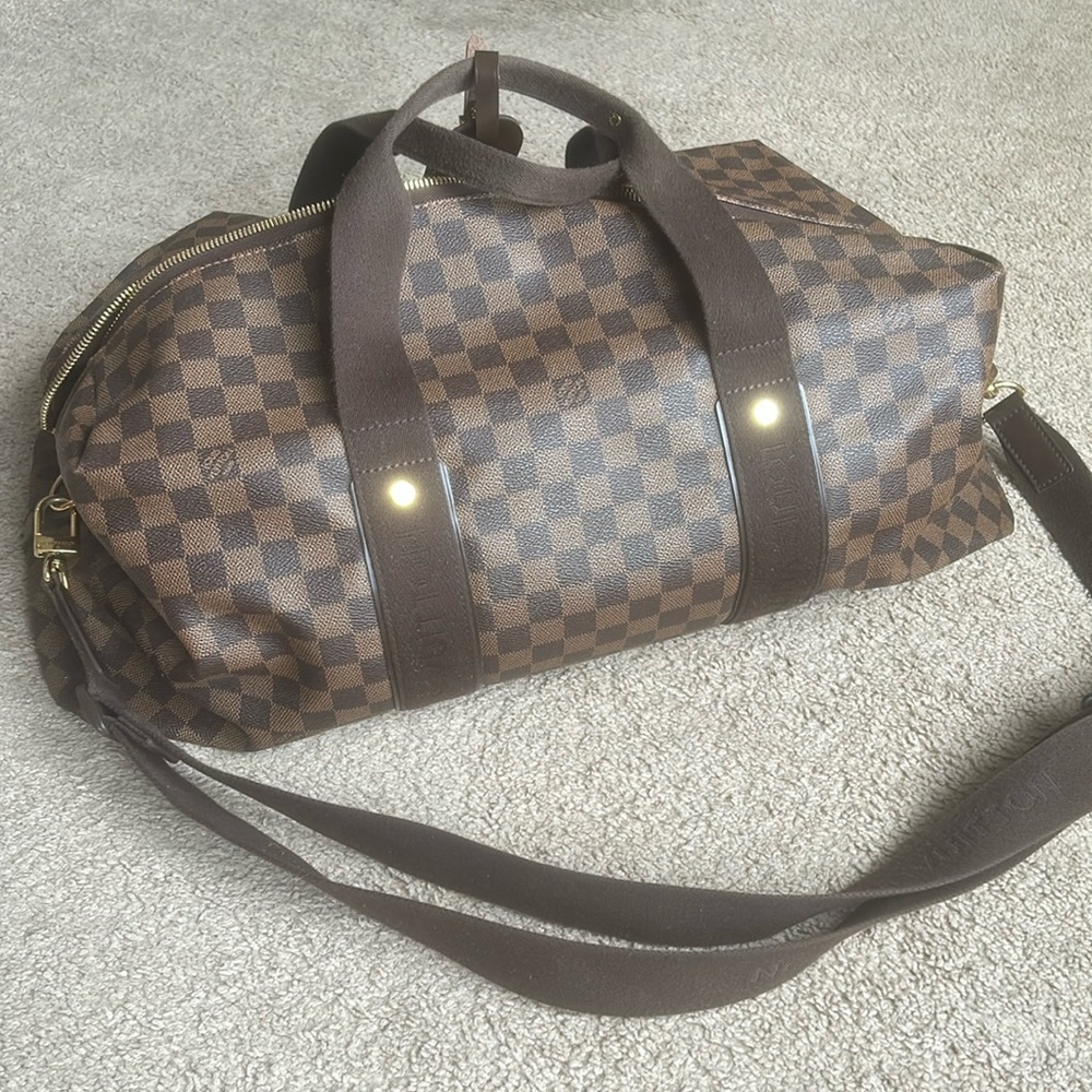 Louis Vuitton keep all travel duffle bag